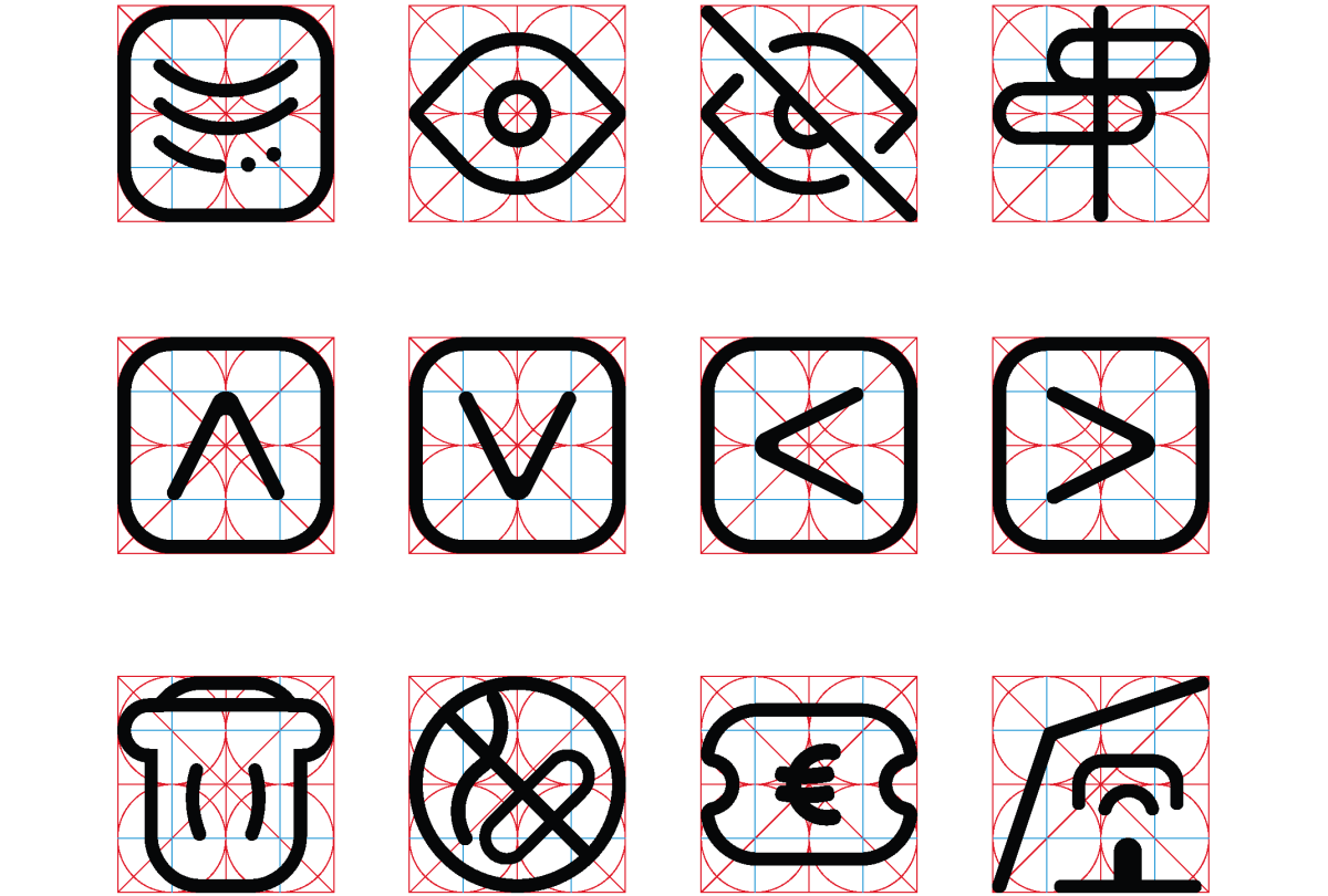 griglia icons